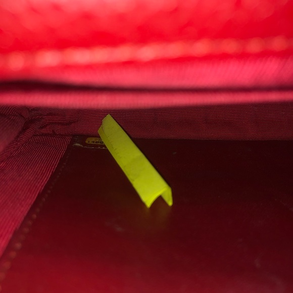 Chanel Classic Wallet On Chain Red Caviar Leather with Silver Hardware WOC - Picture 13 of 16